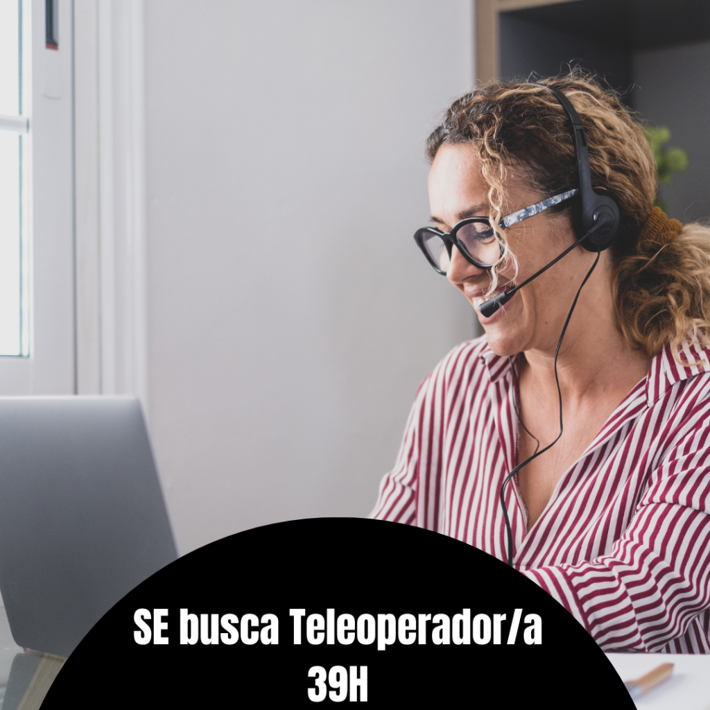 Oferta de teleoperador/a